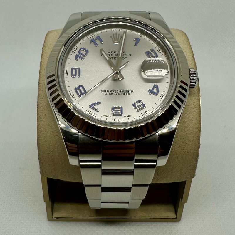 2010 Rolex Datejust 41mm DISCONTINUED Arabic Dial