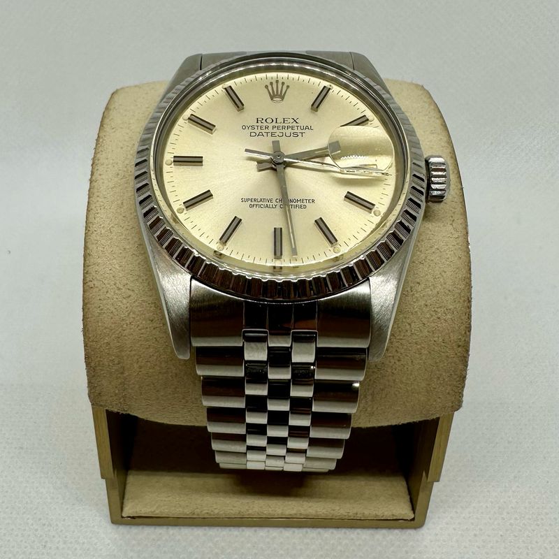 1978 Rolex Datejust 36mm Silver Stick Dial