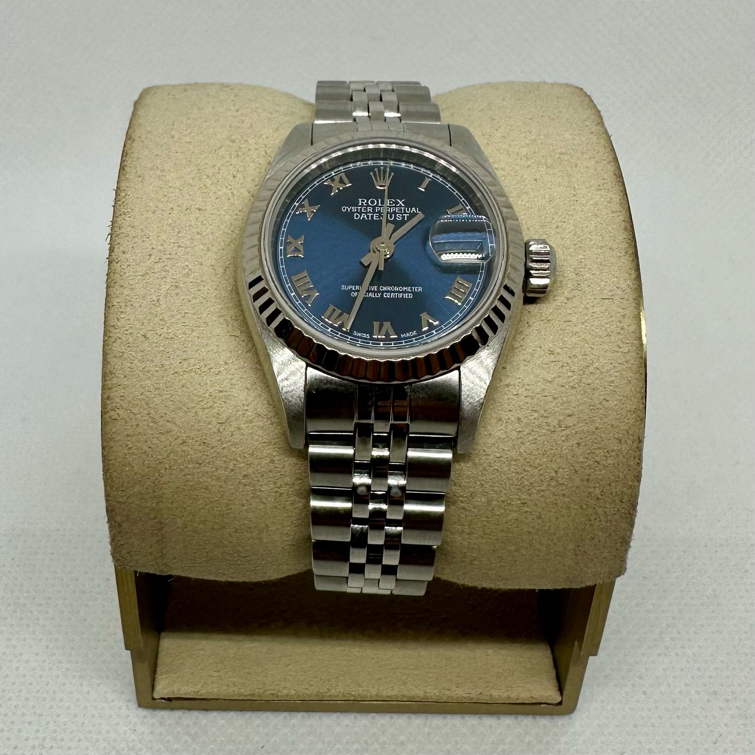 2000 Rolex Datejust 26mm Blue Roman