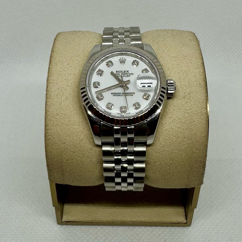 2006 Rolex Datejust 26mm White Diamond Dial