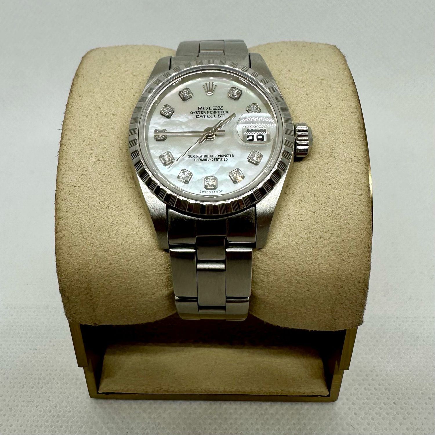 2003 Rolex Datejust 26mm MOP Diamond Dial