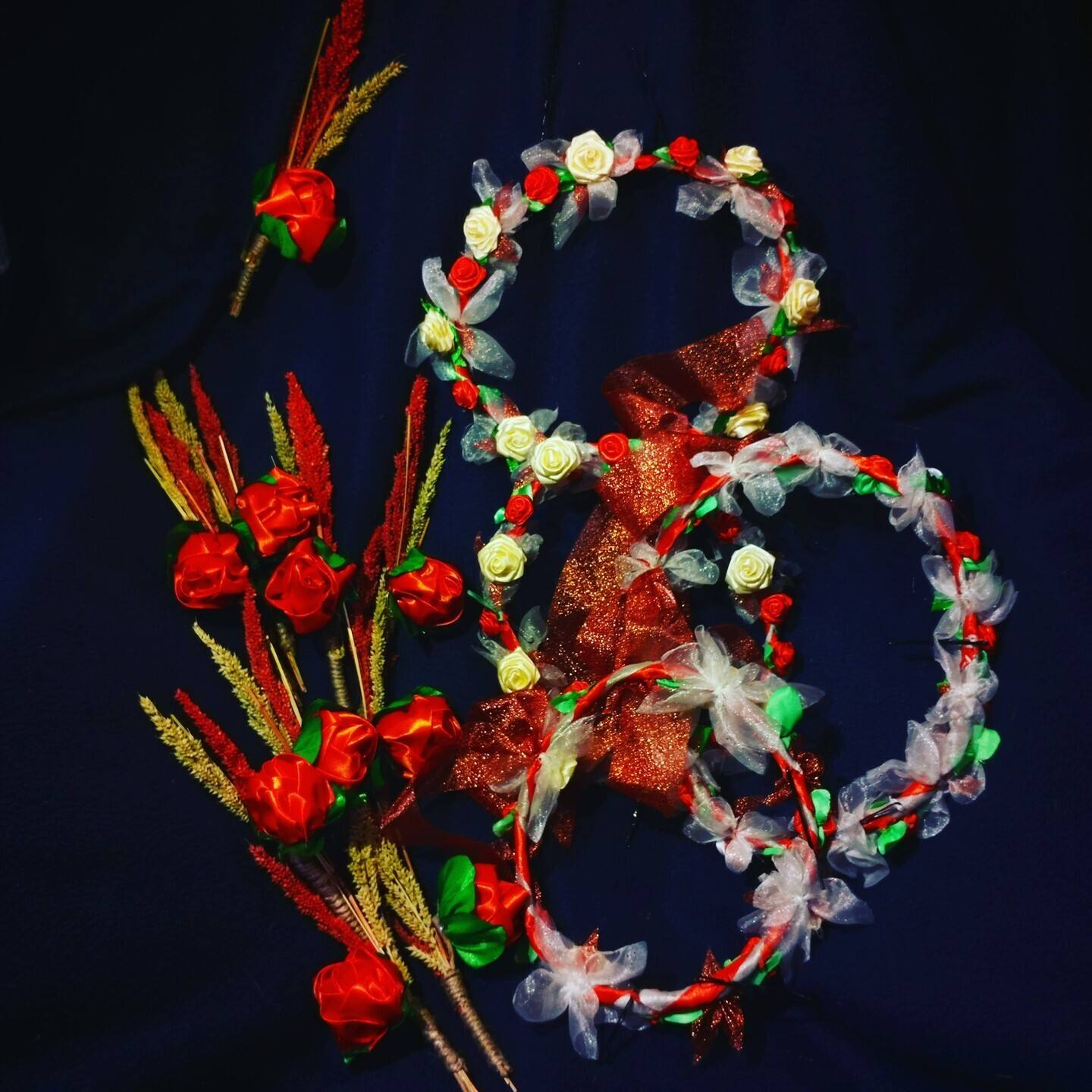 Wedding Corsage | Head Dress Set