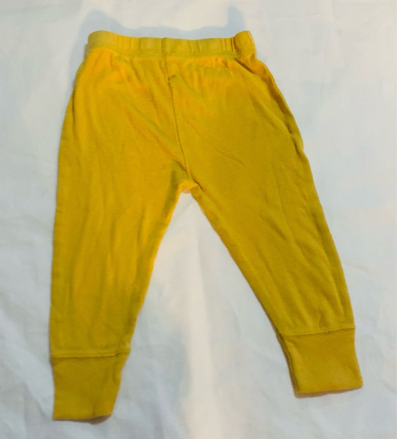 3-6 months yellow pants used