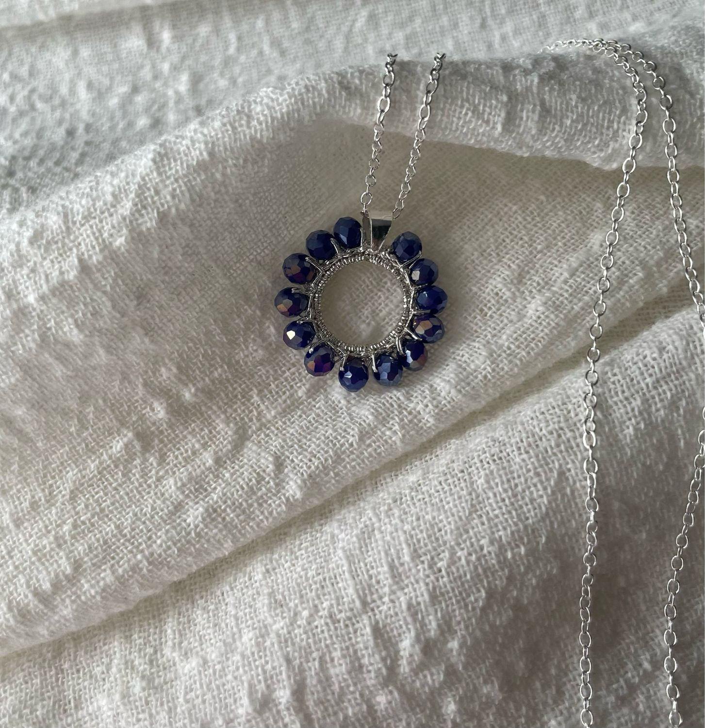 Yumilok Orecchini A Ciondolo In Argento Sterling S925 Con Zirconi - Semplici Ed Eleganti, Blu