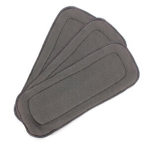 Inserto de Bambú  charcoal de 5 capas (UNIDAD) (ALVA BABY)