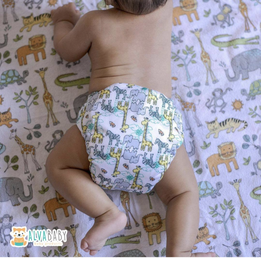 Elefante y jirafas (Alva Baby)