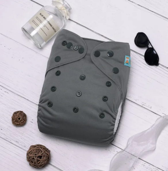 Pañal Ecologico PREMIUM -Gris