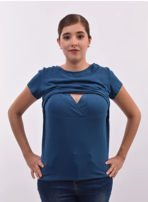 Blusa de Lactancia de algodón