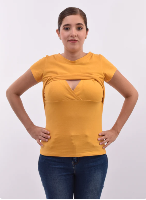 Blusa de Lactancia de algodón