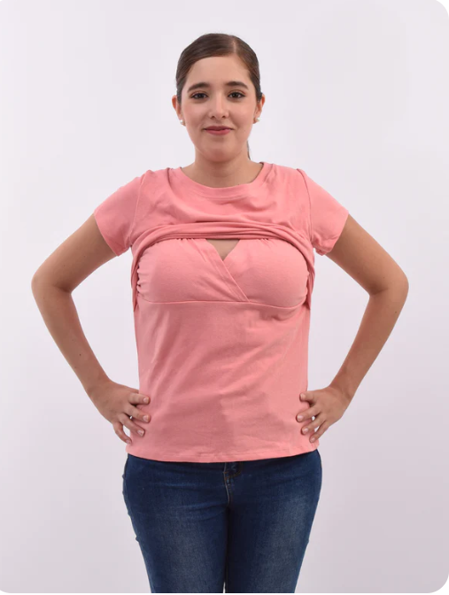 Blusa de Lactancia de algodón