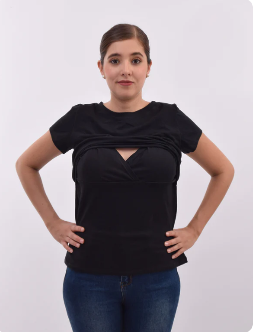 Blusa de Lactancia de algodón