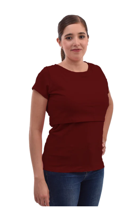 Blusa de Lactancia  de algodón