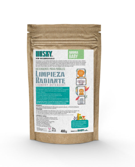 Detergente Husky- 400 gr aroma baby