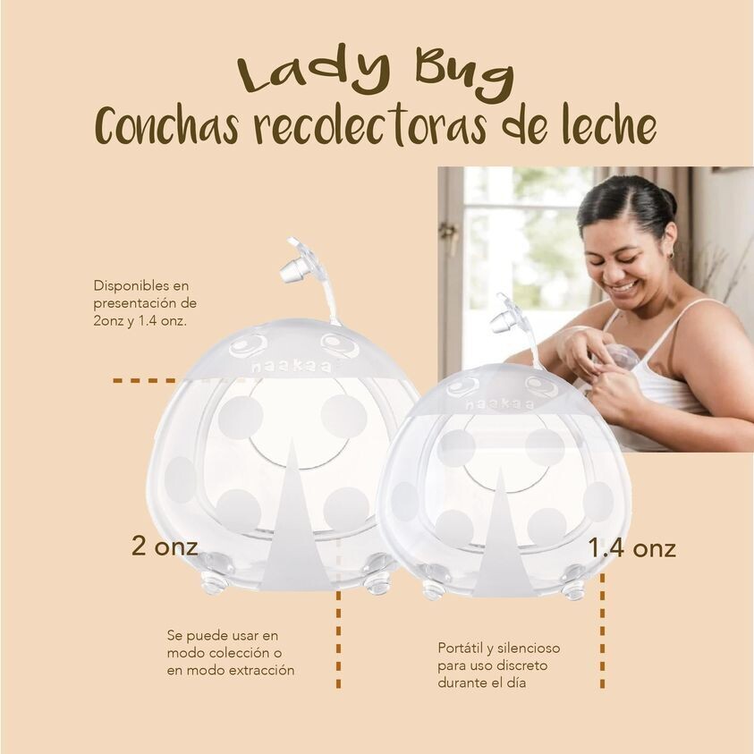 Conchas recolectoras de leche materna / 1.4 ONZ / HAAKAA