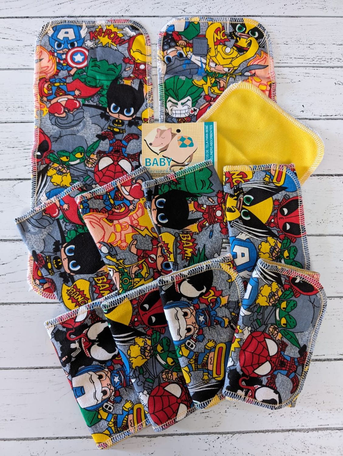 Paq 10 unidades Baby Cube -Avengers