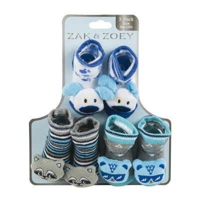 tripack de calcetas zack y zoey