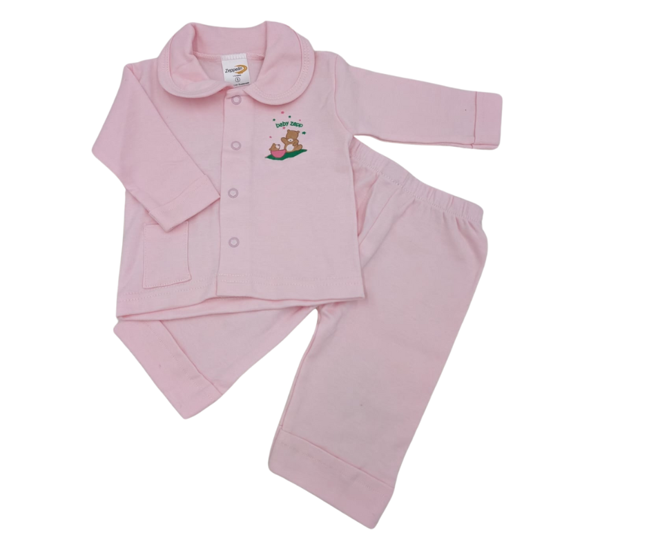 Pijama de 2 piezas BabyZepp disponible en talla 0-3 Meses