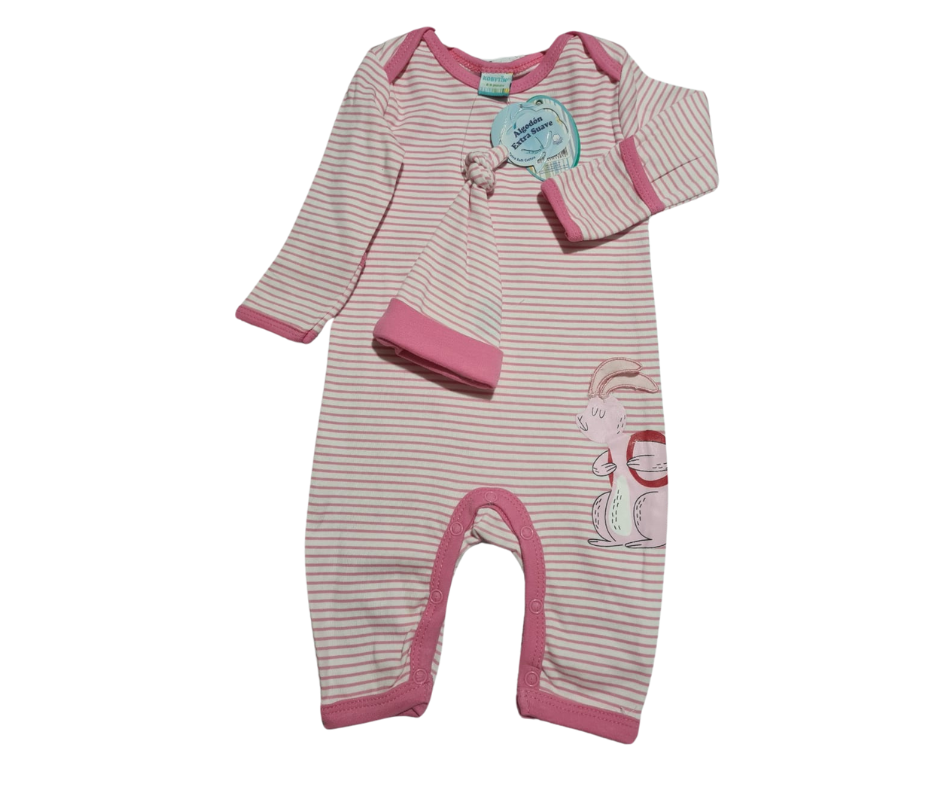 Pijama de conejo disponible en talla 0-3  6-9 meses