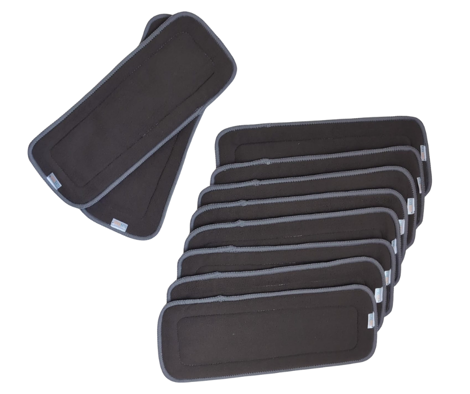 10 Inserto de Microfibra bambu charcoal (ALVA BABY)