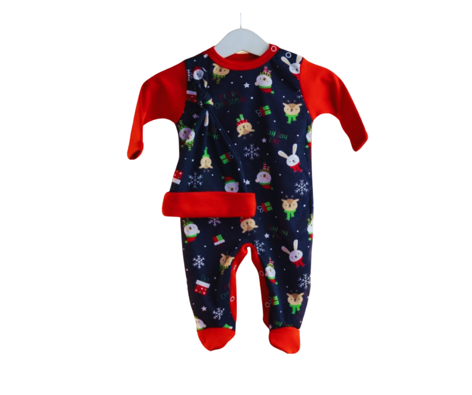 Pijama navideña disponible (0-3 Meses)