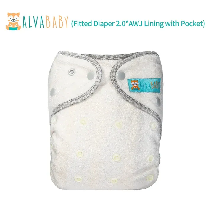 Inserto en forma de pañal fabricado en bambú para uso Nocturno (ALVA BABY)