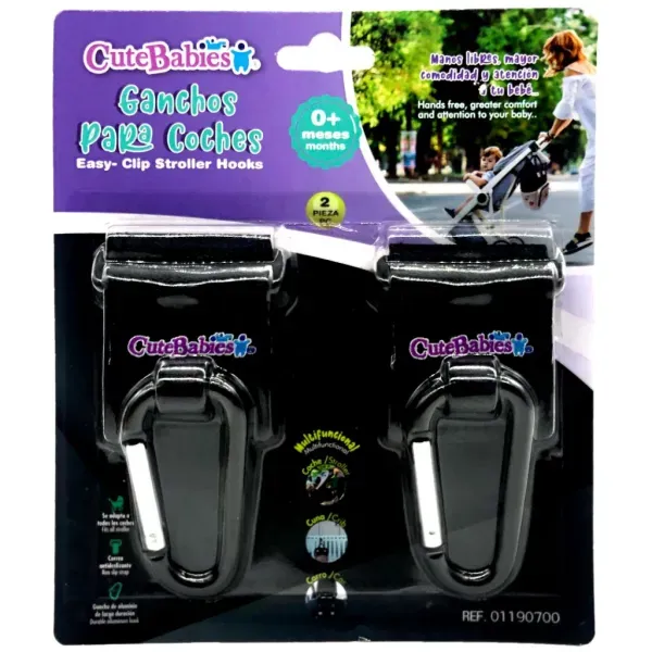 Ganchos para carruaje - CUTEBABIES 2 unidades