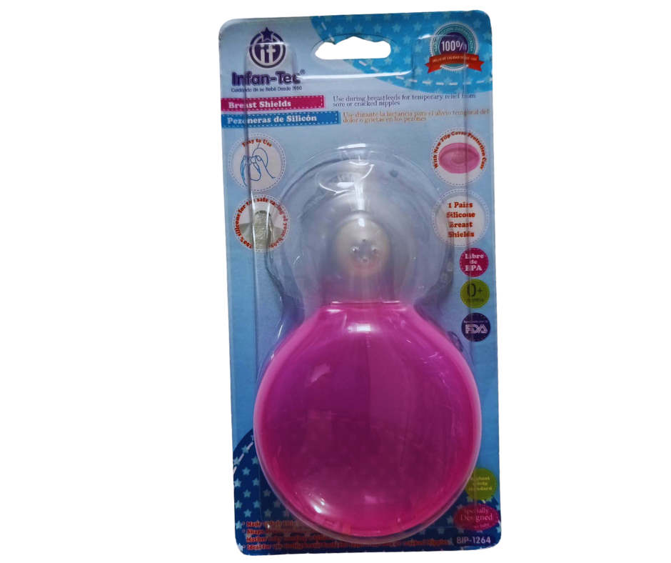 Pezonera con estuche rosado