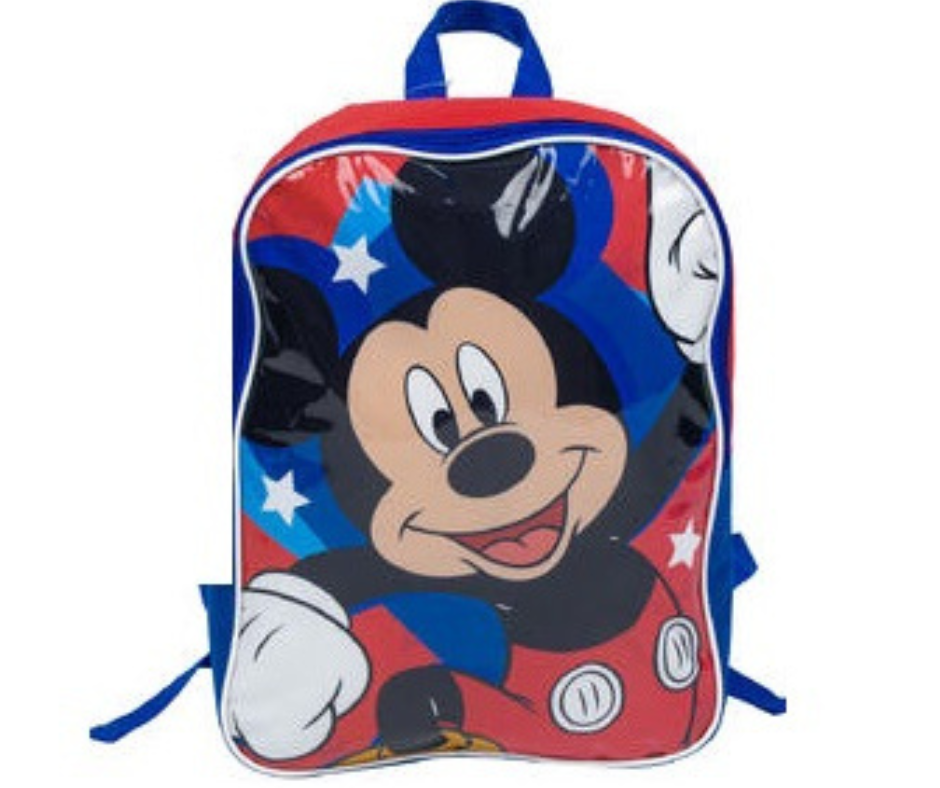 Mochila de mickey tamaño oficio