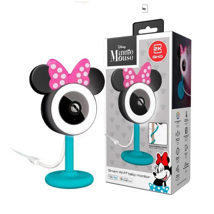 Camara  Inteligente para Bebé 2K 4MP Edición Minnie Mouse