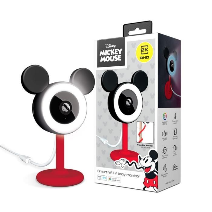 Camara Inteligente para Bebé 2K 4MP Edición Mickey Mouse