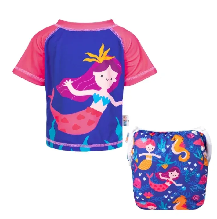 Traje de baño-Sirena Princesa