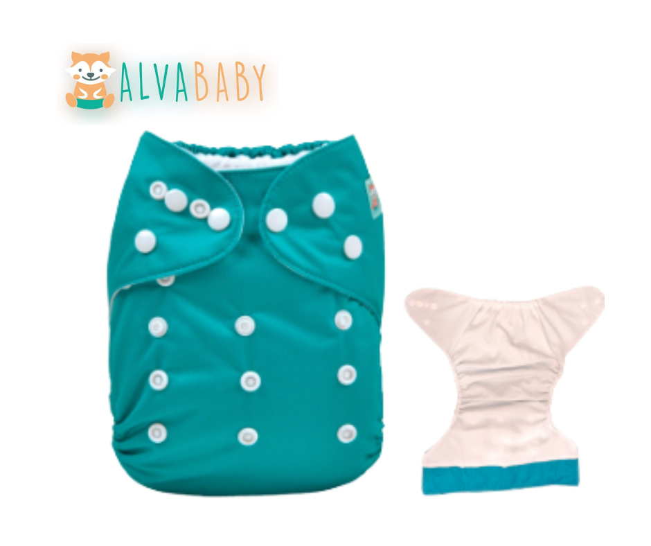 Pañal liso unitalla Oceano - TDPREMIUM Alvababy