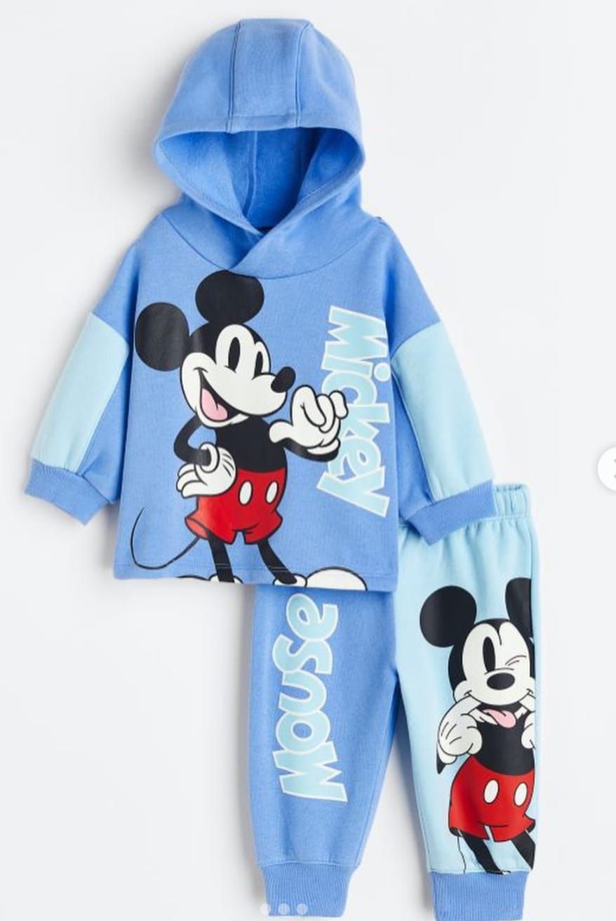 Conjunto de Sudadero y pants Mickey Mouse 12 meses y talla 2