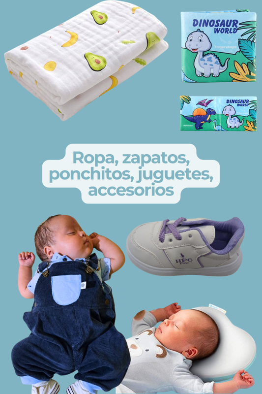 Ropa, zapatos, ponchitos y accesorios para bebé