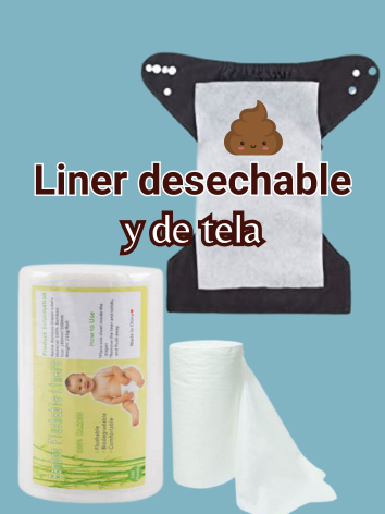 Liner o filtros para pañales ecologicos