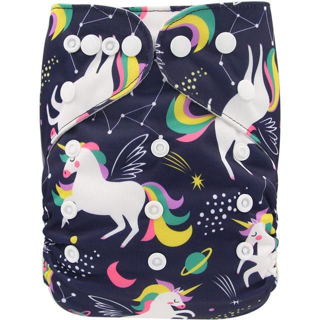 Pañal Ecologico PREMIUM - Unicornio Morado