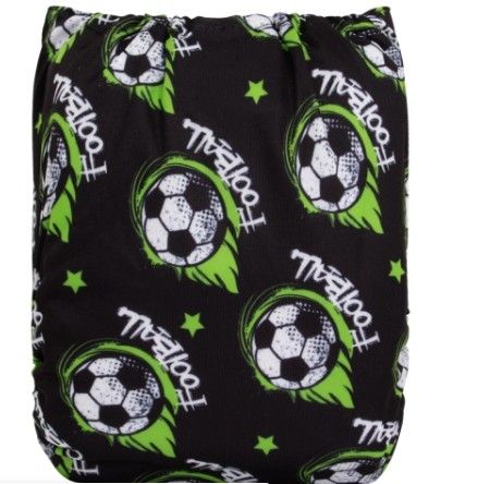 Pañal Ecologico PREMIUN, Futbol Negro