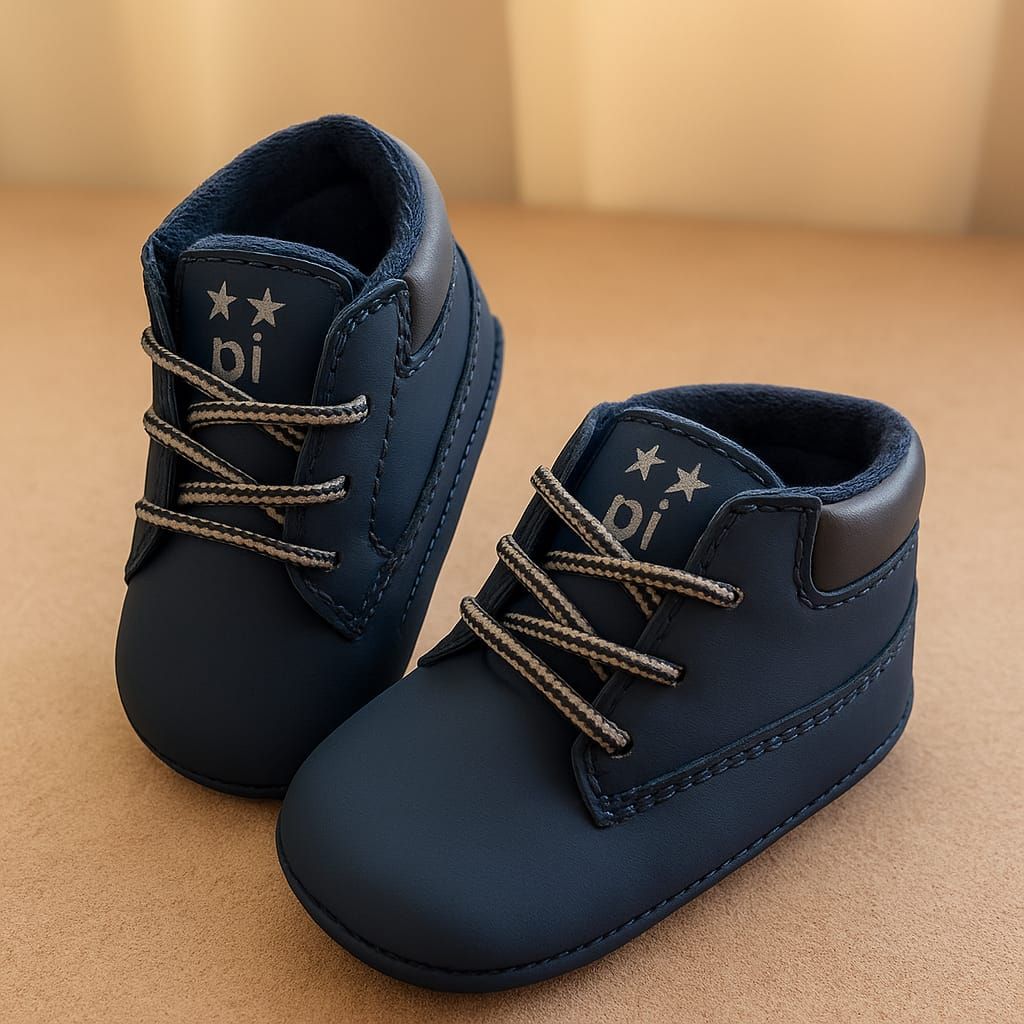 Zapato Botita Azul Talla 18