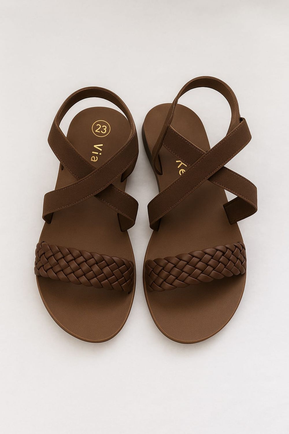 Sandalia Color Dulce de Leche Talla 23