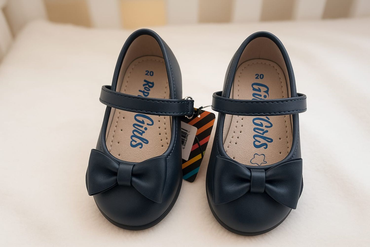 Zapatilla de Cuero Azul  marca Beppi Talla 20