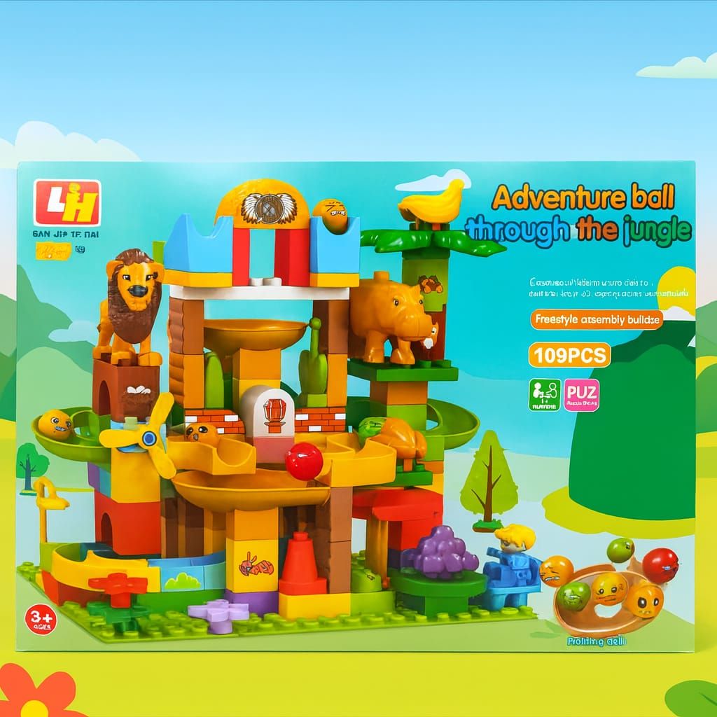 Juego de construccion selva 109 piezas