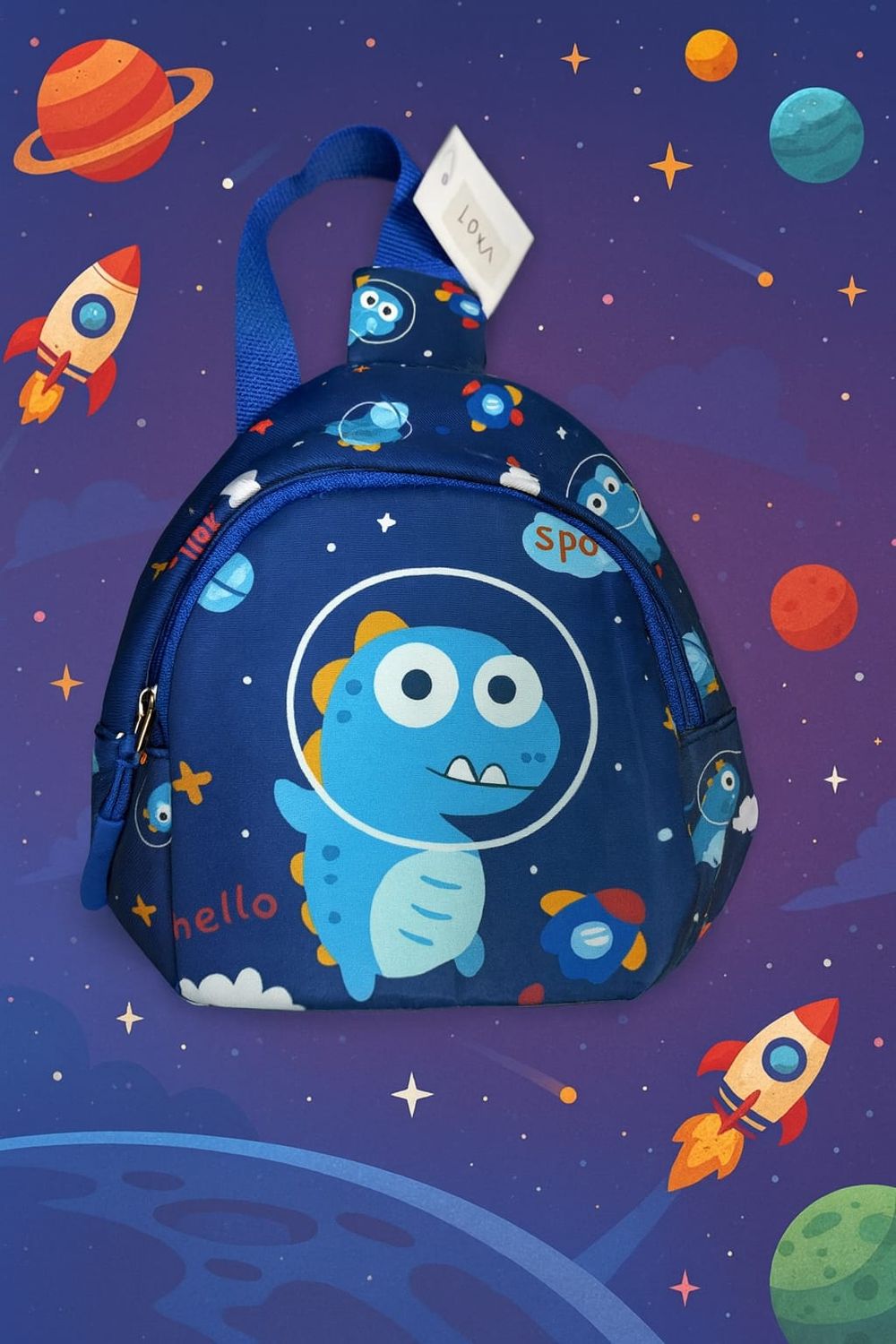 Mochila dino astronauta