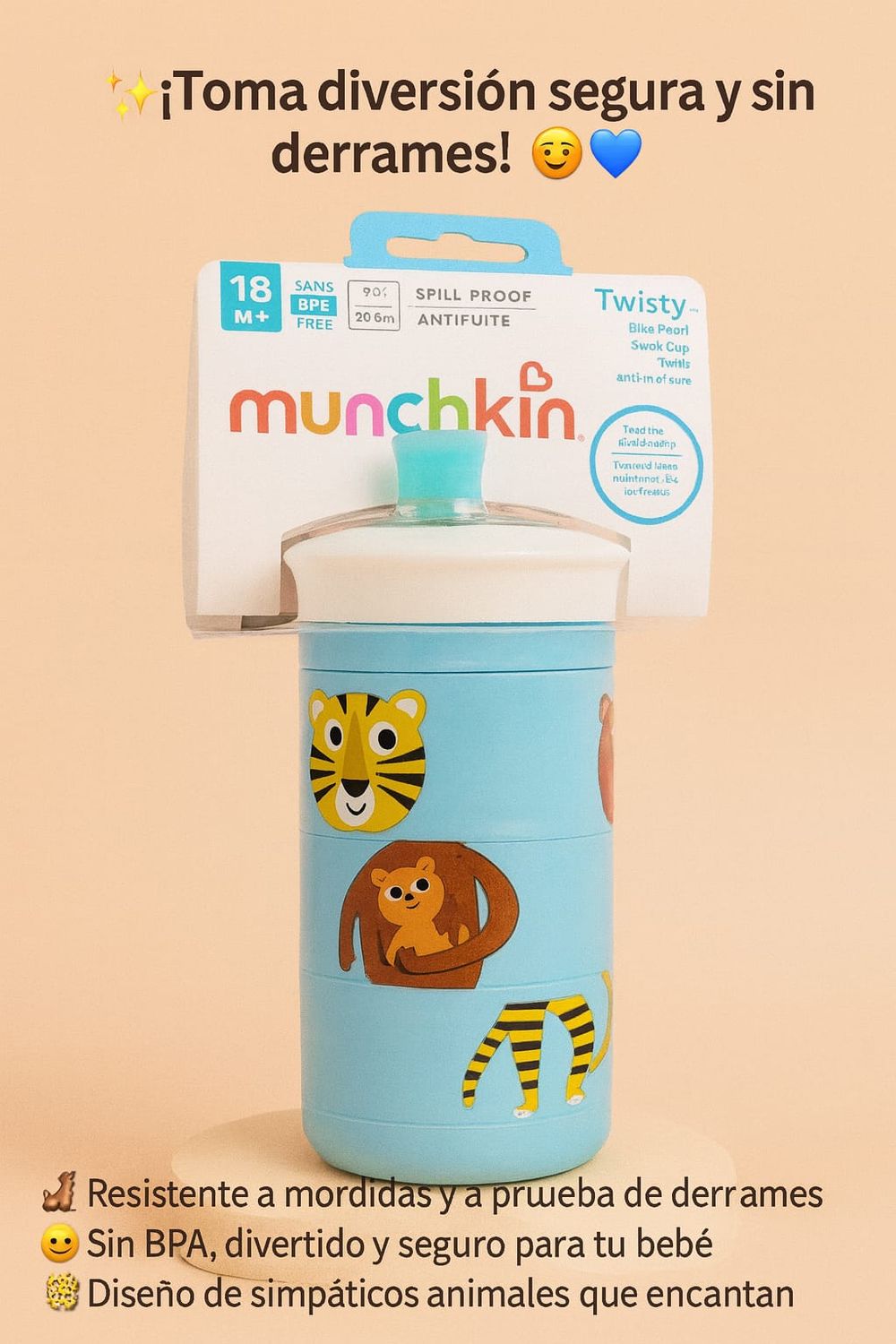 Munchkin twisty vasito entrenador