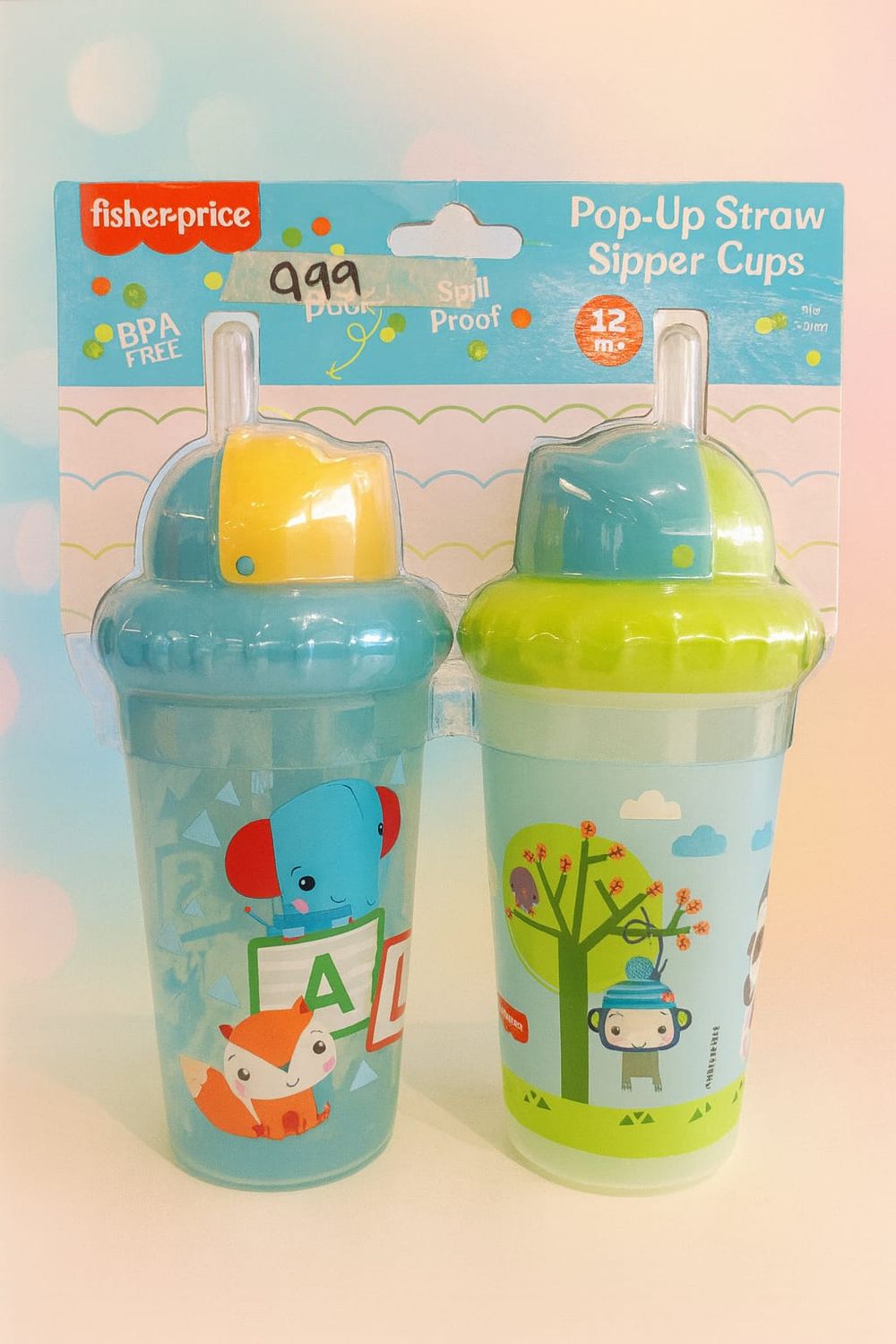 Duo vasos pajilla Fisher price