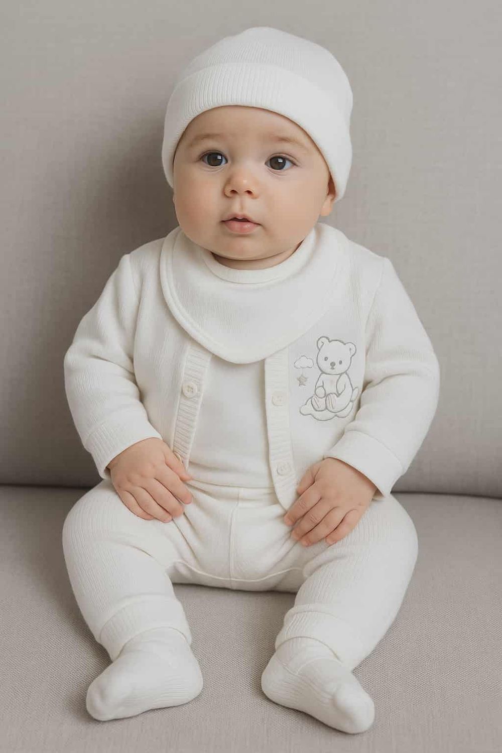 Conjunto peruano blanco