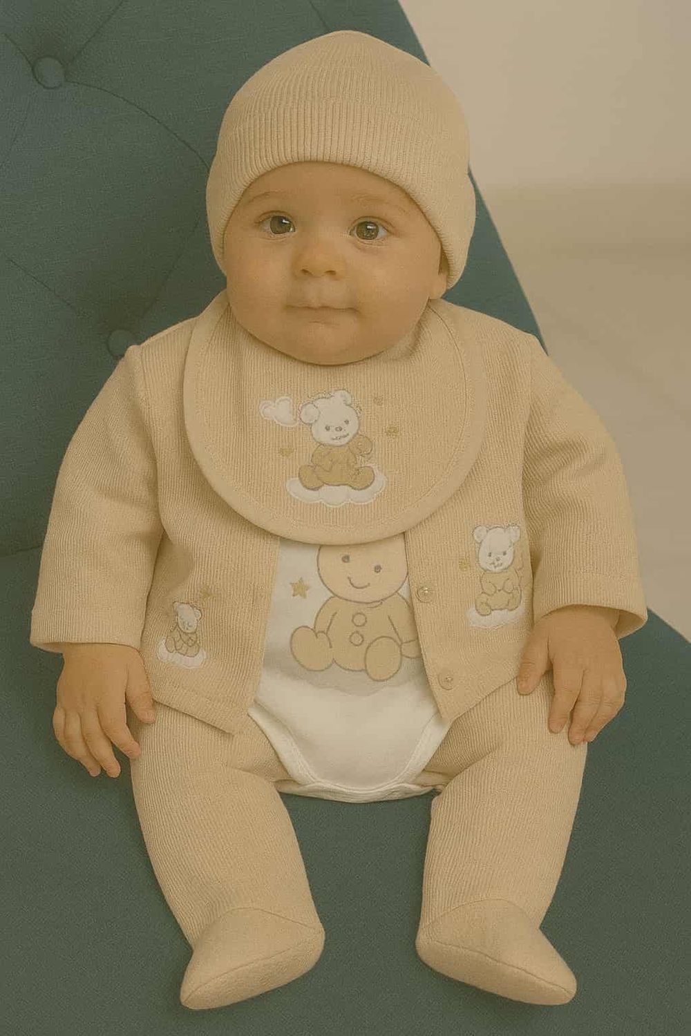 Conjunto  peruano beige