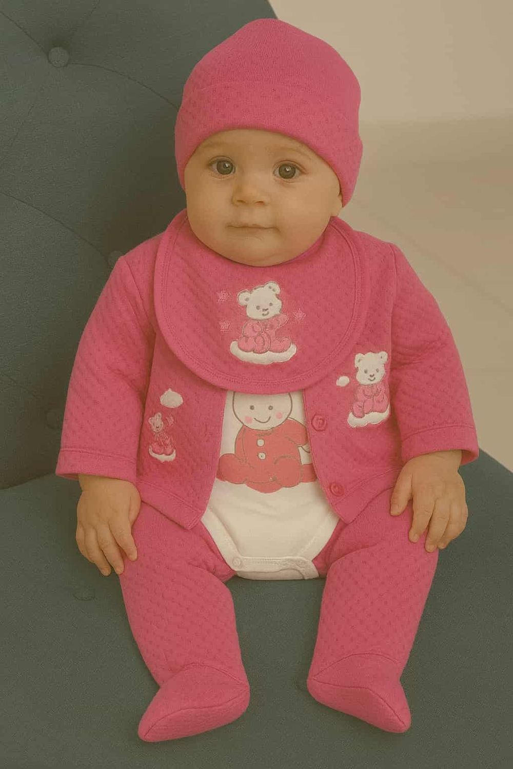 Conjunto peruano fucsia