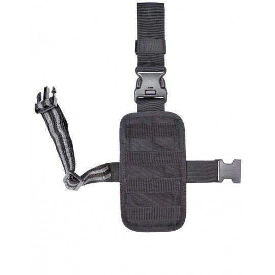 Plaque de cuisse 1 sangle Tactical noir A10 EQUIPEMENT