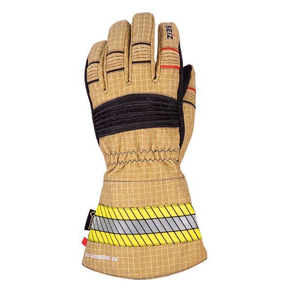 Gants d'attaque feux sapeurs-pompiers textile FIRE-FIGHTER PREMIUM PBI SEIZ