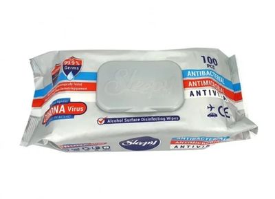 Lingettes nettoyantes désinfectantes (la marque dépend de nos arrivages)